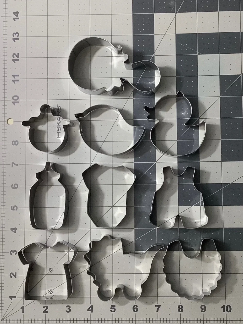 10-Piece Baby Cookie Cutter Set | Baby Shower Baking